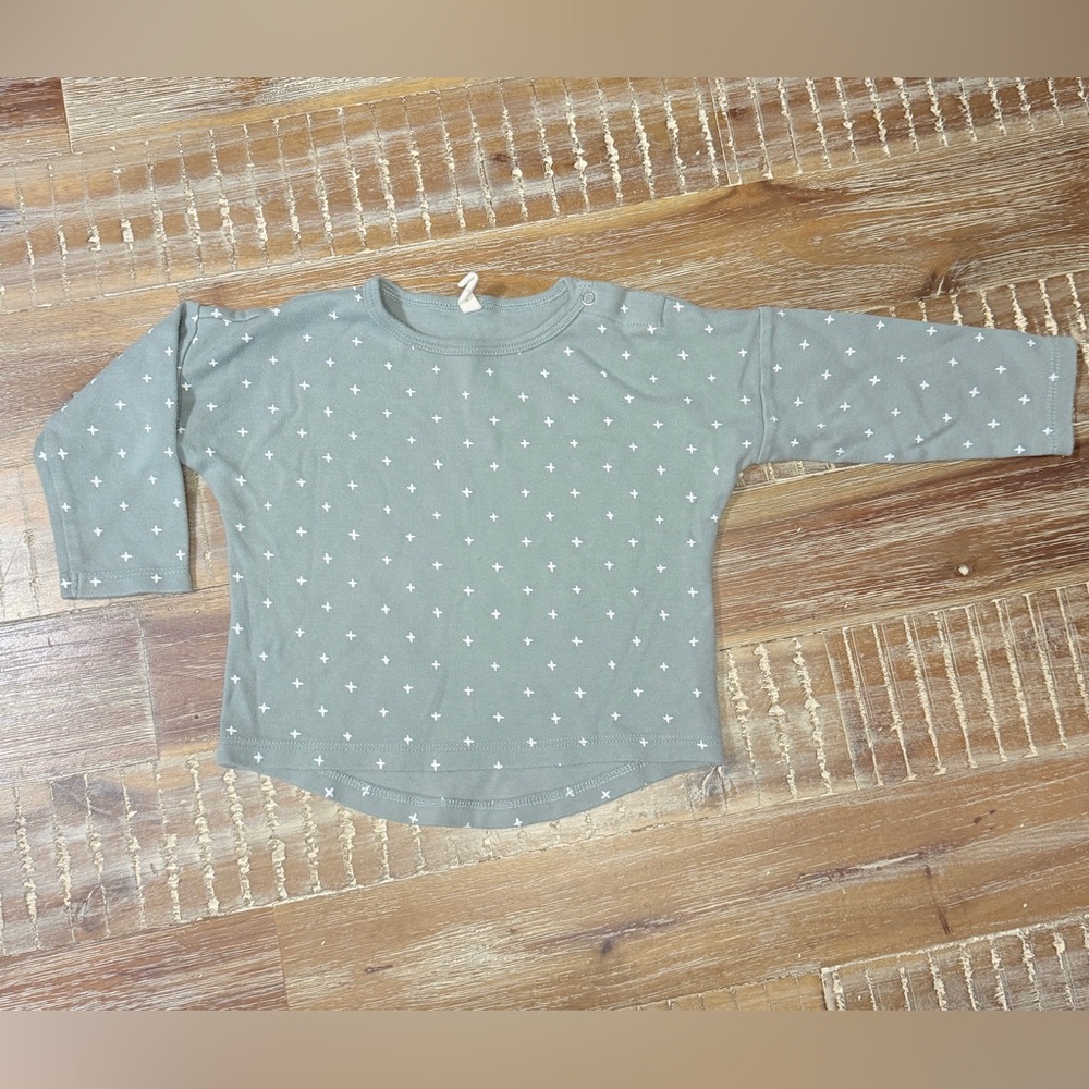 Quincy Mae Long Sleeve Organic Cotton Shirt